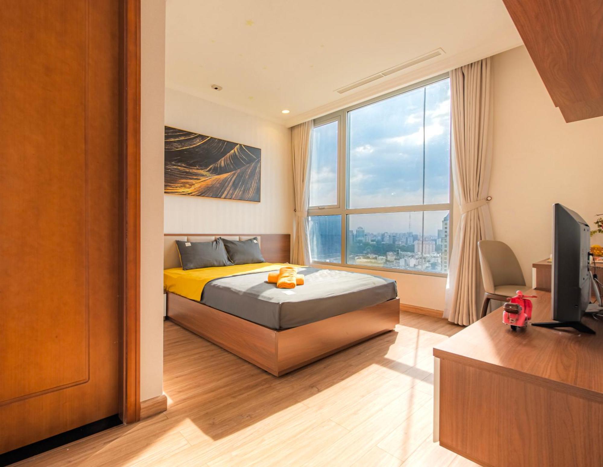 Central Apartments - Vinhomes Central Park, Landmark 81 Area & Ice Skating Rink Ho Chi Minh City Exterior photo
