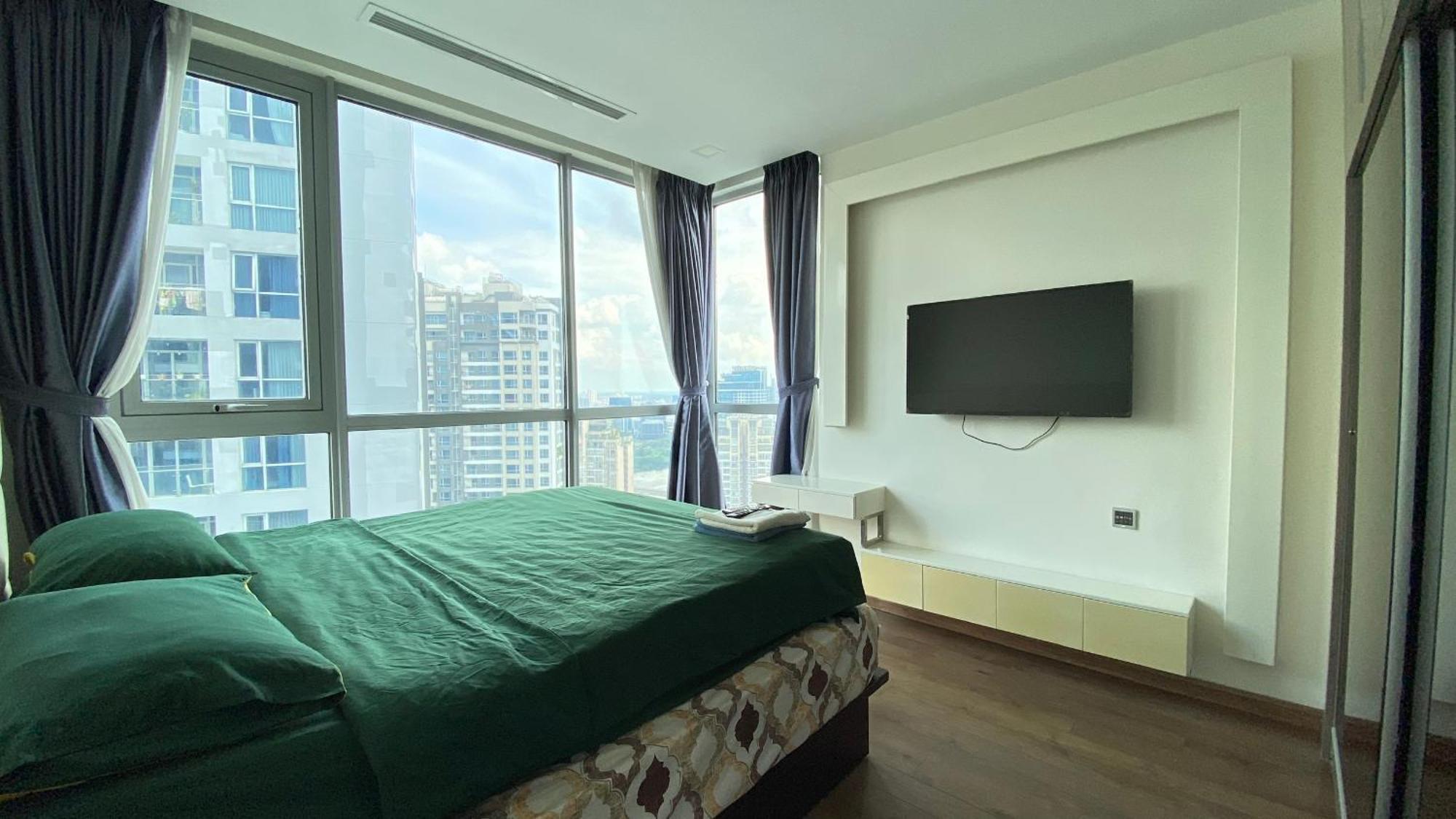Central Apartments - Vinhomes Central Park, Landmark 81 Area & Ice Skating Rink Ho Chi Minh City Exterior photo